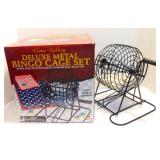 Bingo Set with Metal Cage