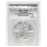 ANACS MS 69 Silver Eagle - 2016