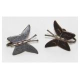 Siam Sterling Butterfly Earrings