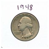 1948 Washington Silver Quarter