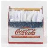 Coca-Cola Metal Utensil Holder