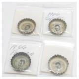 4 Vintage 1966 Dick Butkus Soda Bottle Caps -