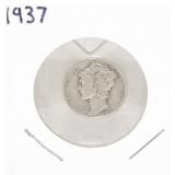 1937 Mercury Silver Dime
