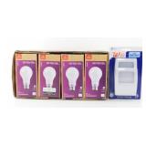 New Case of 12 Globe 3-Way Light Bulbs/2 Night