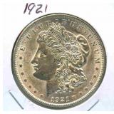 1921 Morgan Silver Dollar