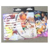 * 4 Vintage Space Jam Looney Tunes Posters