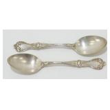 Two Sterling Antique Marked Spoons - 48.91 grams