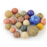 Vintage Clay Marbles