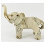 Crushed Oyster Shell Elephant Figurine