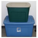 * Sterilite 35 Gallon Tote with Lid and Tamor