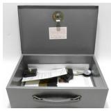 Rockaway Metal Products Safe Box with Key - Some