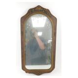 ** Old Etched Glass Mirror