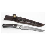 5" Damascus Blade Knife - Overall 8-1/2", New