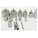 15 Diamond Tipped Hole Saws - All New