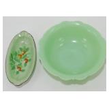 * Jadite Bowl & Dish