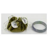 Jade Bangle Bracelet