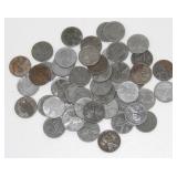 50 WWII Lincoln Steel Cents