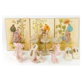 ** 3 Ballerina Figures, 2 Ballerina Slippers, 3