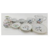 ** Small Floral Japan Tea Set