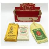Vintage Tobacco Items: Weisert Retail Counter