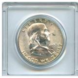 1955 Franklin B.U. Silver Half Dollar