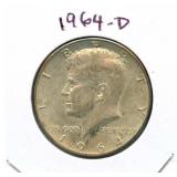 1964-D Kennedy Silver Half Dollar