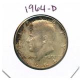 1964-D Kennedy Silver Half Dollar