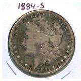 1884-S Morgan Silver Dollar