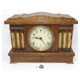 * Vintage U.S.A. Mantel Clock - 2 Cracked Plastic