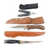 Hunting Knife, Filet Knife & Multitool