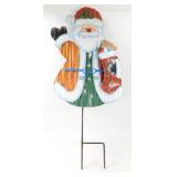 ** Santa Claus Metal Lawn Ornament