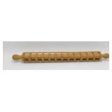 Antique Wooden Ravioli Rolling Pin, 23ï¿½ long