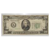 1934 Series Dallas Texas Seal $20 Bill