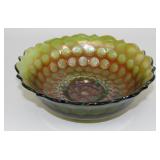 * Beautiful Carnival Glass Bowl