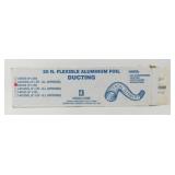 * 25 ft. Flexible Aluminum Foil Ducting - New
