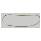 18" Herringbone Necklace - 925 Sterling