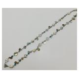Mother of Pearl and Bead Necklace
