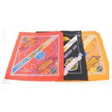 3 Vintage Harley Bandanas
