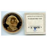 George Washington Tribute Coin Layered in 24kt