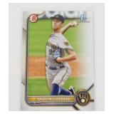 Jacob Misiorowski 2022 Bowman Draft Rookie Card