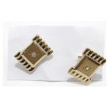 Vintage Cuff Links - Has Patent No.