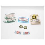 Group of Vintage Beer Bottle Labels & Caps -