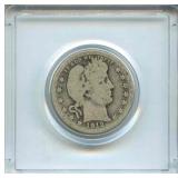 1912-S Barber Silver Quarter