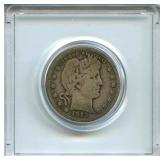 1913-P Barber Key Date Silver Quarter
