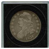 1822 Capped Bust Silver Half Dollar