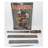 New Handi-Disc Blade Cuts, Sands and Grinds,
