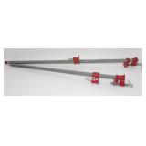 Pair of 30" Quick Release 1/2" Pipe Clamps