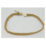 14k Very Special Marked Bracelet - Perfect, 4.87