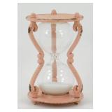 * Vintage Hour Glass Sand Timer, Painted Finish