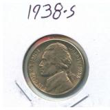 1938-S Jefferson Nickel